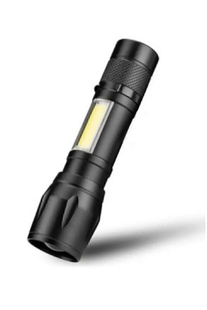 Ultra Güçlü 2500 Lumen USB Şarjlı COB LED Kamp ve Acil Durum Feneri