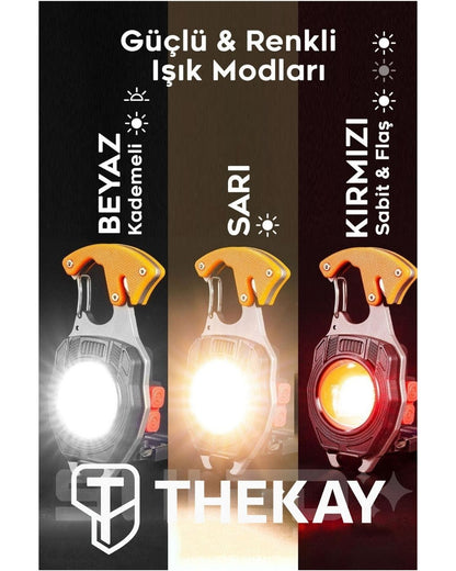 Hayat Işığı Pro | Mıknatıslı, Askılı, Suya Dayanıklı, Fonksiyonel Acil Durum Işığı